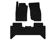 Toyota Hilux 2006-2015 гг. Текстильные коврики Deluxe V2 (Черный) фото 1