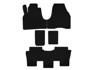 Citroen C-8 2002-2014 гг. Текстильные коврики Deluxe (Черный) фото 1