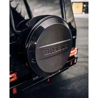 Накладка на запасное колесо BRB-Style (Карбон) Mercedes G class W463 2018-2024 гг. фото 1