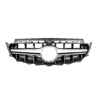 Передняя решетка в стиле E63 AMG Silver (для Avantgarde/AMG-Line/E43 AMG/E53 AMG 2016-2019) фото 1