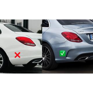 Комплект обвеса с задним диффузором (дизайн Black Mamba C63GT) Mercedes C-сlass W205 2014-2021 гг. фото 2