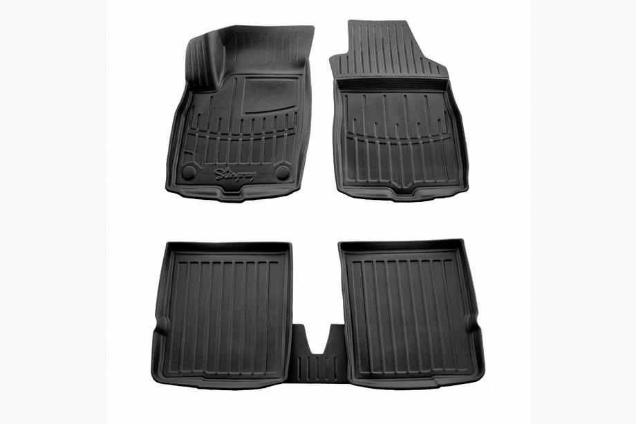 Fiat Panda 2003-2011 гг. Резиновые коврики Stingray 3D (5 шт) Image