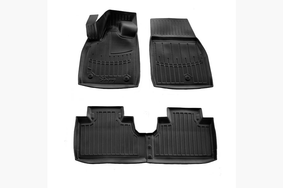 Ford Mustang E-mach 2020- гг. Резиновые коврики Stingray 3D (4 шт) Image