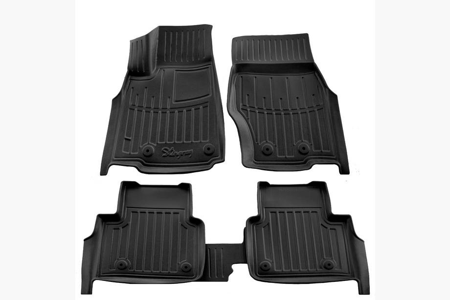 Jeep Grand Cherokee WL 2021- гг. Резиновые Коврики Stingray 3D (7 мест, комплект 5 шт.) Image