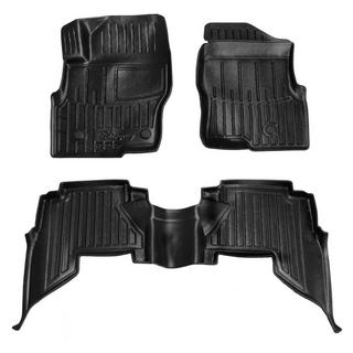 Резиновые коврики Stingray 3D (3 шт) Nissan Pathfinder R51 2005-2014 гг.
