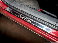 Nissan Qashqai 2010-2014 гг. Накладки на пороги Carmos V1 нержавейка комплект 4 шт фото 1