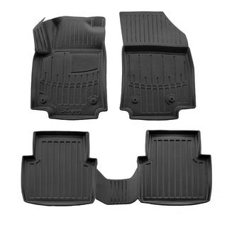Резиновые коврики Stingray 3D (5 шт) Citroen C-3 Aircross 2017-2024 гг.