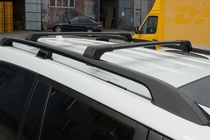 Citroen C-3 Aircross 2017-2024 гг. Багажник поперечины на стандартные рейлинги без замка Flybar V1 (2 шт) фото 11