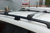 Citroen C-3 Aircross 2017-2024 гг. Багажник поперечины на стандартные рейлинги без замка Flybar V1 (2 шт) фото 15