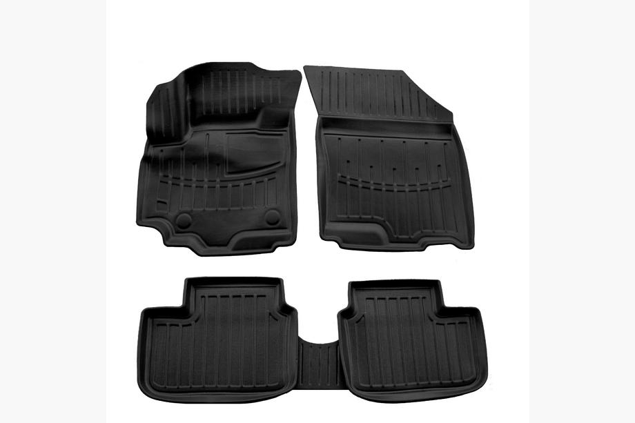 Fiat Sedici 2006-2014 гг. Резиновые коврики Stingray 3D (5 шт) Фото 1