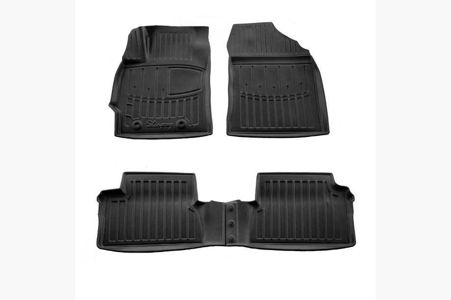 Toyota Auris 2012-2018 гг. Резиновые коврики Stingray 3D (4 шт) Image