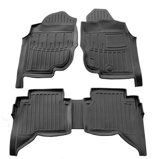 Резиновые Коврики Stingray 3D (Правый Руль, Crew Cab, 5 шт.) Toyota Hilux 2006-2015 гг.