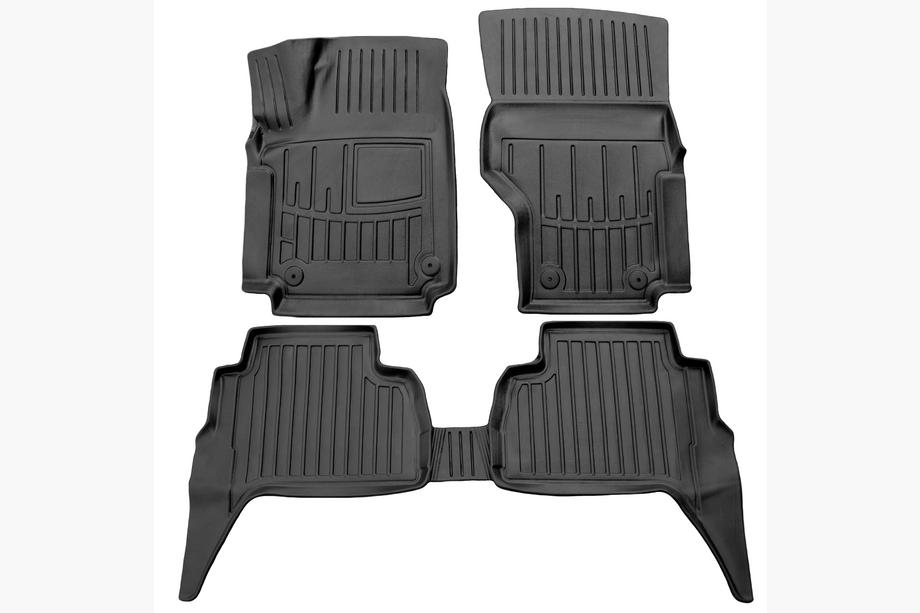 Volkswagen Amarok 2010-2022 гг. Резиновые коврики Stingray 3D (5 шт) Image