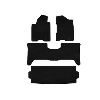 Текстильные коврики Premium (3 ряда, 2003-2008, Черный) Nissan Armada 2003-2015 гг. фото 1