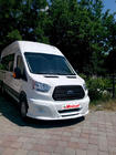 Ford Transit 2014- гг. Накладка на передний бампер LED (2014-2019, грунт под покраску) фото 2