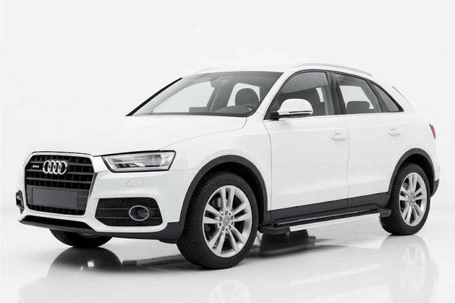 Audi Q3 2011-2019 гг. Боковые пороги RedLine V1 (2 шт., алюминий) Image