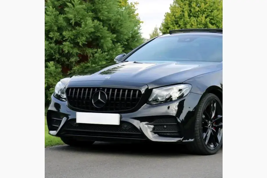 Mercedes E-class coupe C238 2016-2024 гг. Передняя Решетка GT Panamericana Черная (для Avantgarde/AMG-Line/E43 AMG/E53 AMG 2016-2020) Image