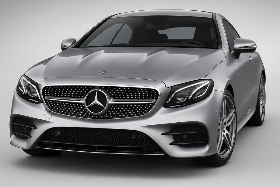 Mercedes E-class coupe C238 2016-2024 гг. Передняя решетка Diamond Silver (для Avantgarde/AMG-Line/E43 AMG/E53 AMG 2016-2020) Image