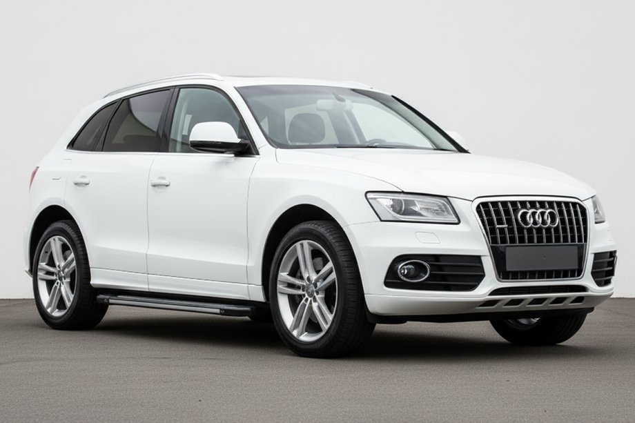 Audi Q5 2008-2017 гг. Боковые Подножки Rainbow (2 шт., Алюминий) Image