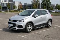 Chevrolet Trax 2012-2023 гг. Боковые Подножки Rainbow (2 шт., Алюминий) фото 1