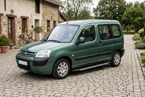 Citroen Berlingo 1996-2008 гг. Боковые Подножки Duru (2 шт., Алюминий) фото 1