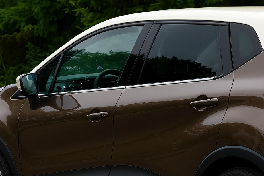 Renault Captur 2013-2019 гг. Окантовка окон нержавейка (4 шт) Image