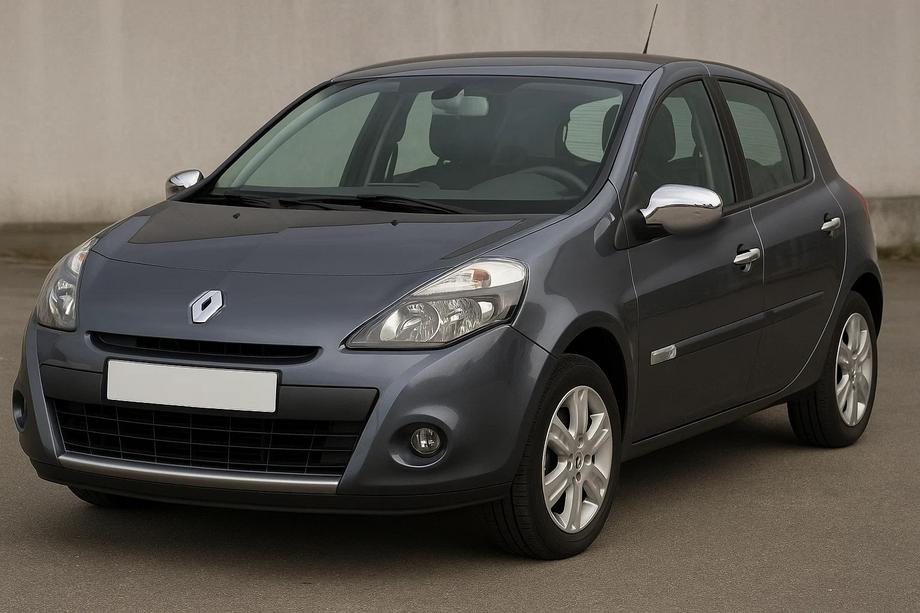 Renault Clio III 2005-2012 гг. Накладки на Зеркала (2 шт., Нержавейка) Image