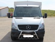 Mercedes Sprinter W906 2006–2018 гг. Кенгурятник WT003 (нержавейка) 60мм, с надписью фото 3