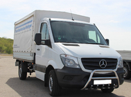 Mercedes Sprinter W906 2006–2018 гг. Кенгурятник WT003 (нержавейка) 60мм, с надписью фото 9