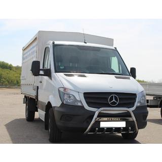 Кенгурятник WT003 (нержавейка) Mercedes Sprinter W906 2006–2018 гг. фото 1