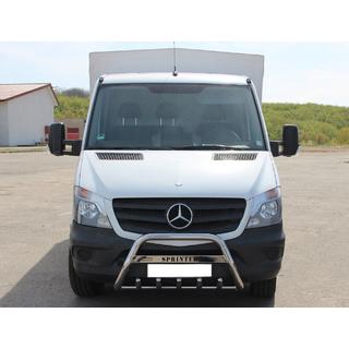 Кенгурятник WT003 (нержавейка) Mercedes Sprinter W906 2006–2018 гг. фото 2