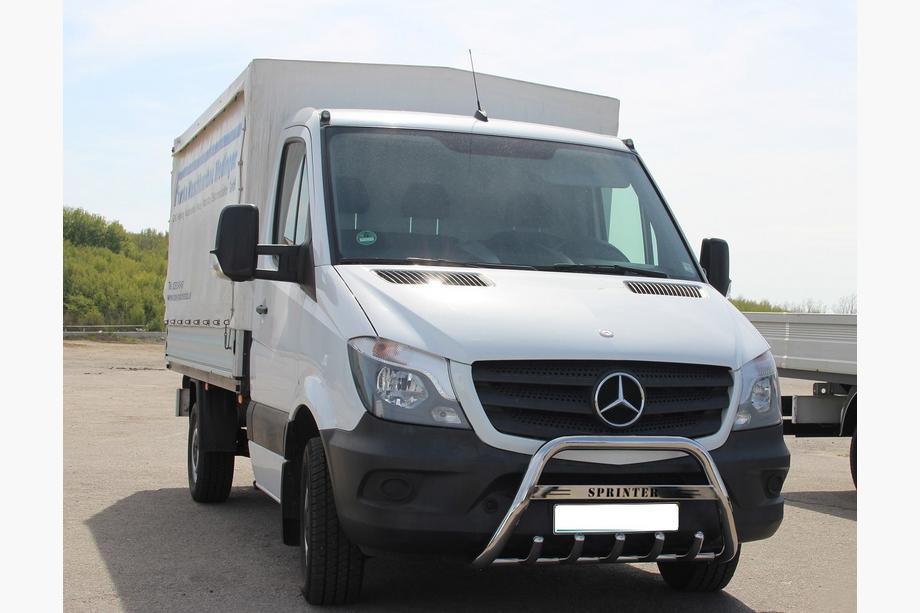 Mercedes Sprinter W906 2006–2018 гг. Кенгурятник WT003 (нержавейка) 60мм, с надписью Image