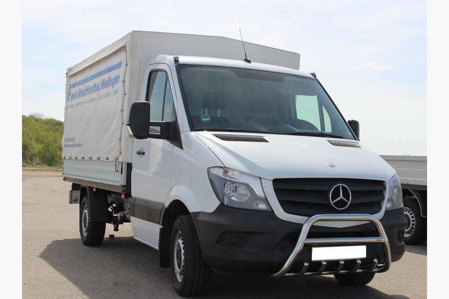 Mercedes Sprinter W906 2006–2018 гг. Кенгурятник WT003 (нержавейка) 60мм, с надписью Фото 9