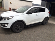 Kia Sportage 2010-2015 гг. Боковые Подножки Niken-Style S101 (2 шт., Алюминий) фото 2