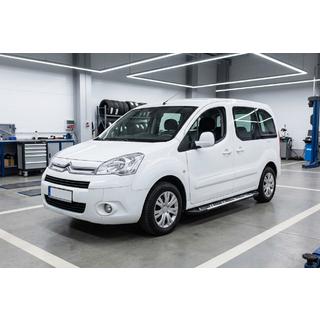 Боковые Подножки Sunrise (2 шт., Алюминий) Citroen Berlingo 2008-2018 гг. фото 1