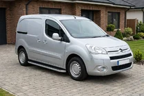 Citroen Berlingo 2008-2018 гг. Боковые Подножки Tayga Grey (2 шт., Алюминий) фото 1