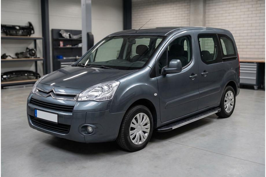 Citroen Berlingo 2008-2018 гг. Боковые Подножки Duru (2 шт., Алюминий) Image