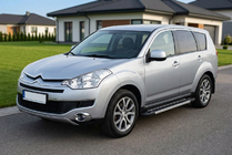Citroen C-Crosser 2007-2013 гг. Боковые пороги RedLine V1 (2 шт., алюминий) фото 1