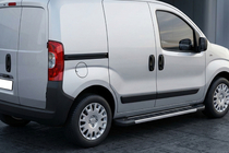 Citroen Nemo 2007-2017 гг. Боковые пороги RedLine V1 (2 шт., алюминий) фото 1