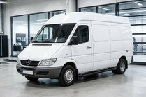 Mercedes Sprinter W901/902/903/904/905 1995–2006 гг. Боковые Подножки Allmond Black (2 шт., Алюминий) фото 1