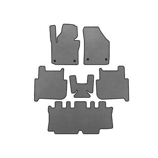 Коврики EVA (3 ряда, 2006-2010, 7-местный, Серый) Volkswagen Touran 2003-2010 гг.