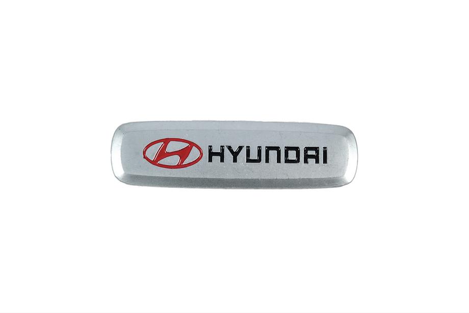 Hyundai Алюминиевый шильдик для ковриков (1 шт) Image