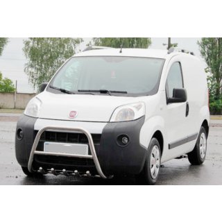 Кенгурятник WT006 (нержавейка) Fiat Fiorino/Qubo 2008-2024 гг. фото 3