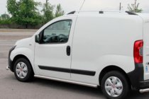 Fiat Fiorino/Qubo 2008-2024 гг. Боковые трубы Ø60 (2 шт., Нержавейка) фото 1