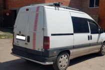 Fiat Scudo 1996-2007 гг. Задняя Защита AK005 (Нержавейка) фото 3