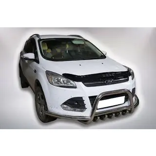 Кенгурятник WT003-Exclusive (нерж.) Ford Kuga/Escape 2013-2019 гг. фото 2