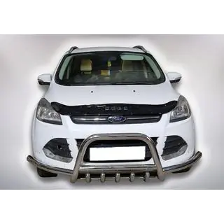 Кенгурятник WT003-Exclusive (нерж.) Ford Kuga/Escape 2013-2019 гг. фото 1