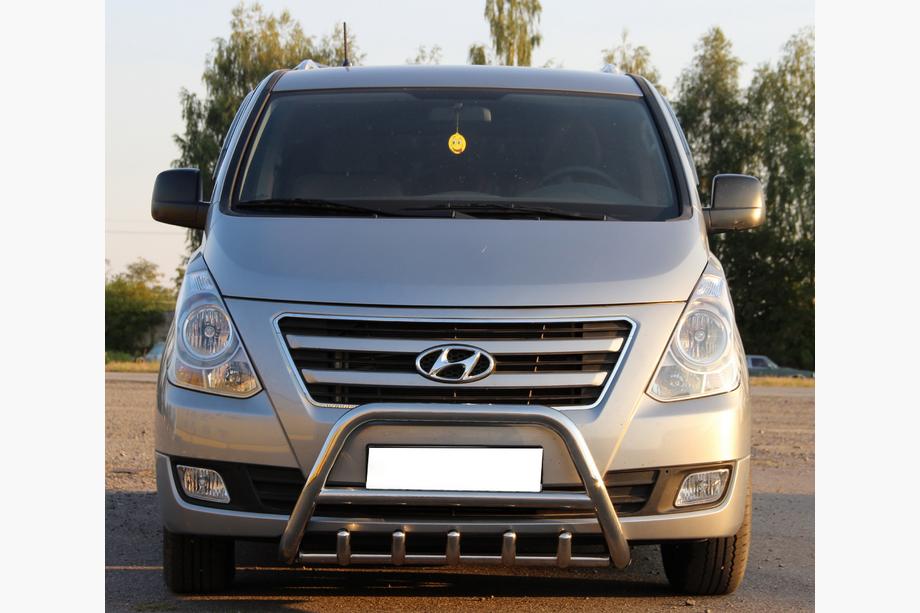 Hyundai H300, H1, Starex 2008-2020 гг. Кенгурятник WT003 (нержавейка) Фото 1