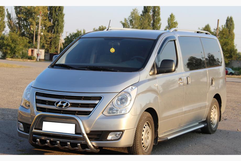 Hyundai H300, H1, Starex 2008-2020 гг. Кенгурятник WT003 (нержавейка) Фото 2
