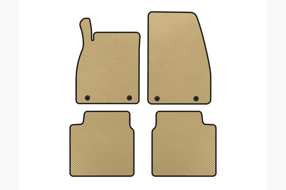 Saab 9-5 2010-2012 гг. Коврики EVA (Бежевые) Image